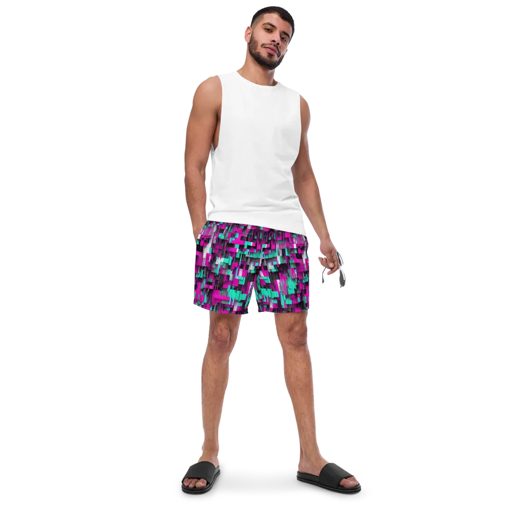 Neon Shard on Swim Trunks — Front