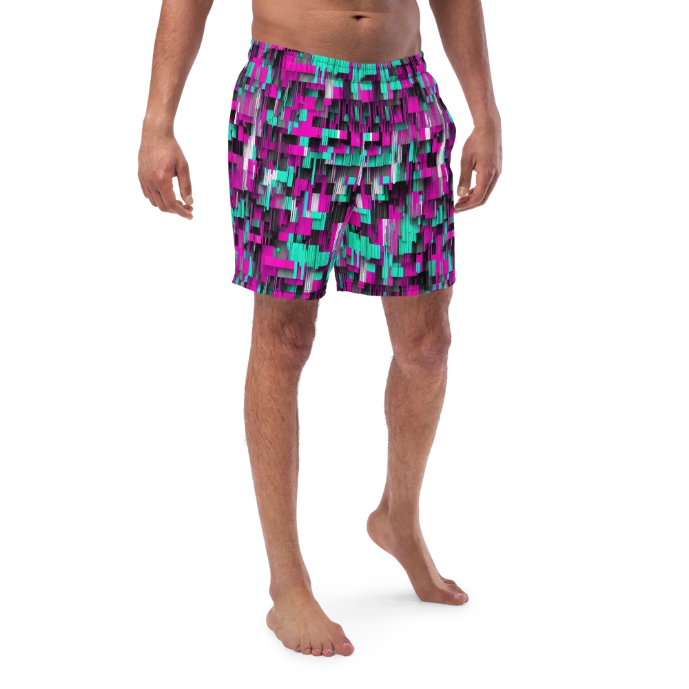 Neon Shard on Swim Trunks — Front