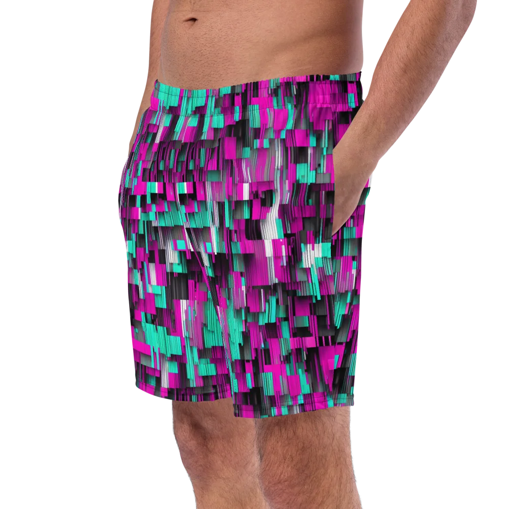 Neon Shard on Swim Trunks — Left Front