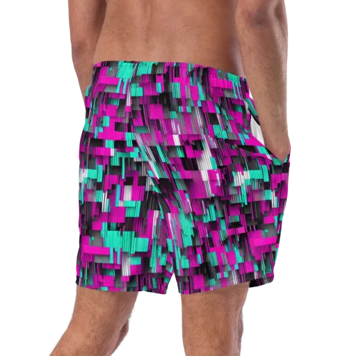 Neon Shard on a Swim Trunks