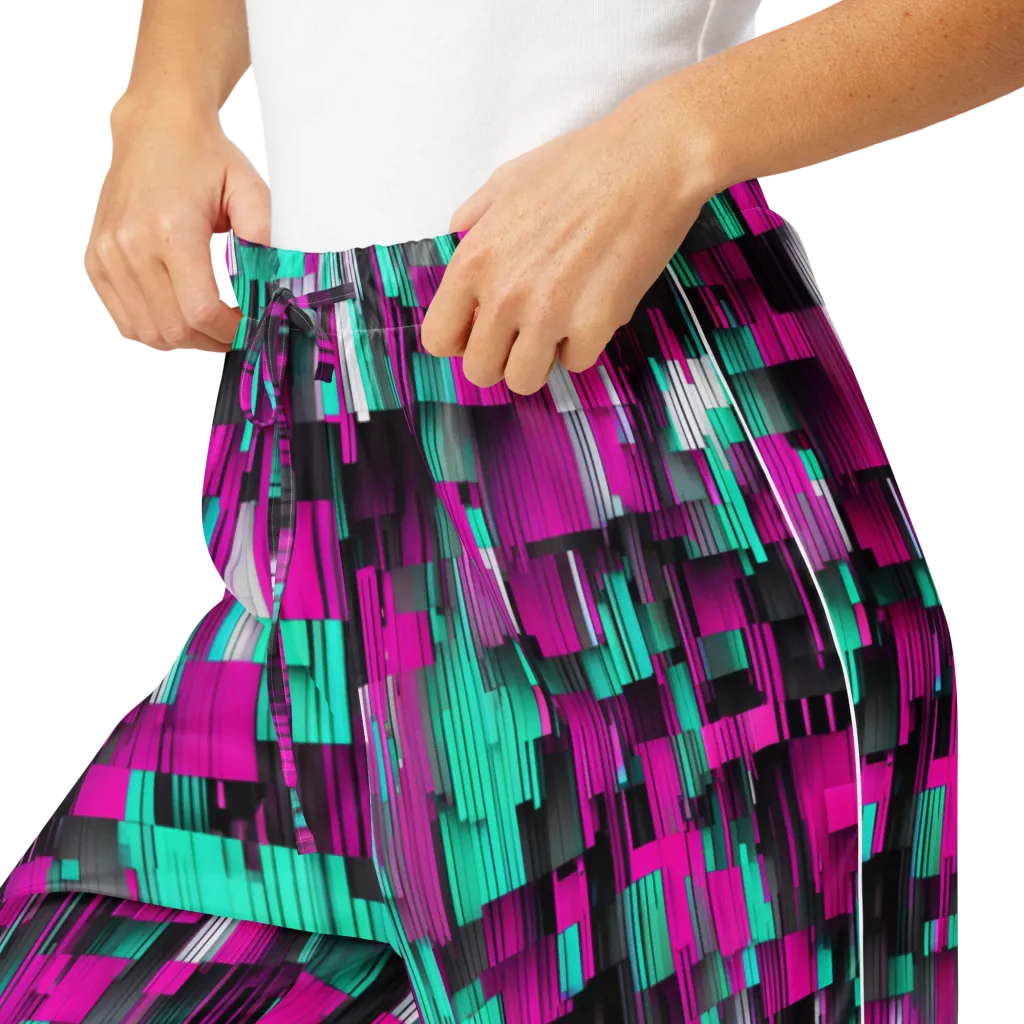 Neon Shard on Women's Pajama Pants — Product details