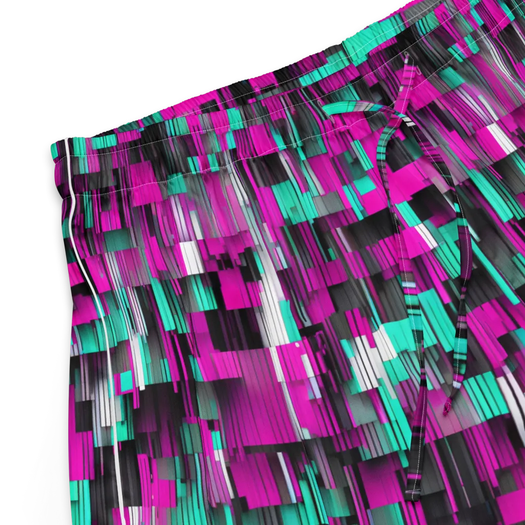 Neon Shard on Women's Pajama Shorts — Product details