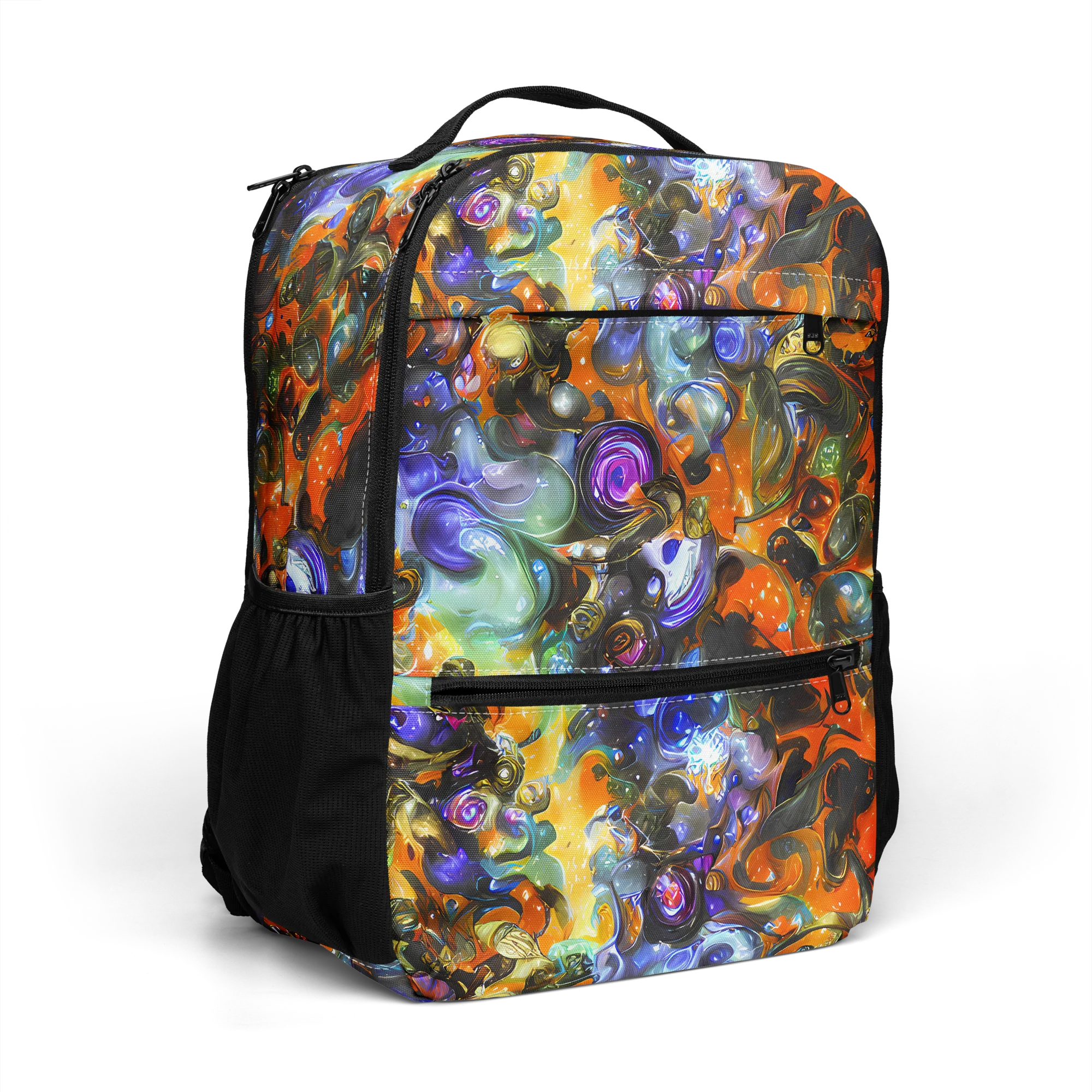 Opal Uprising on Utility Backpack — Right Front
