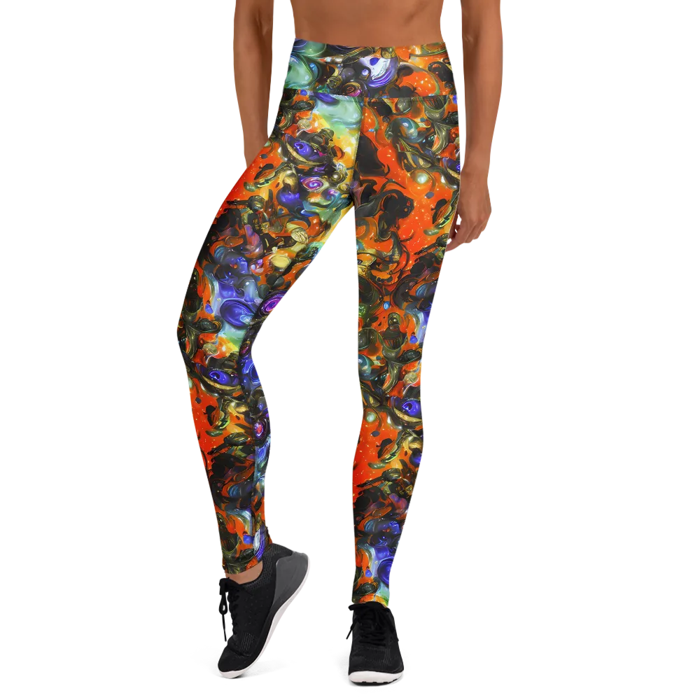Opal Uprising on Yoga Leggings — Front