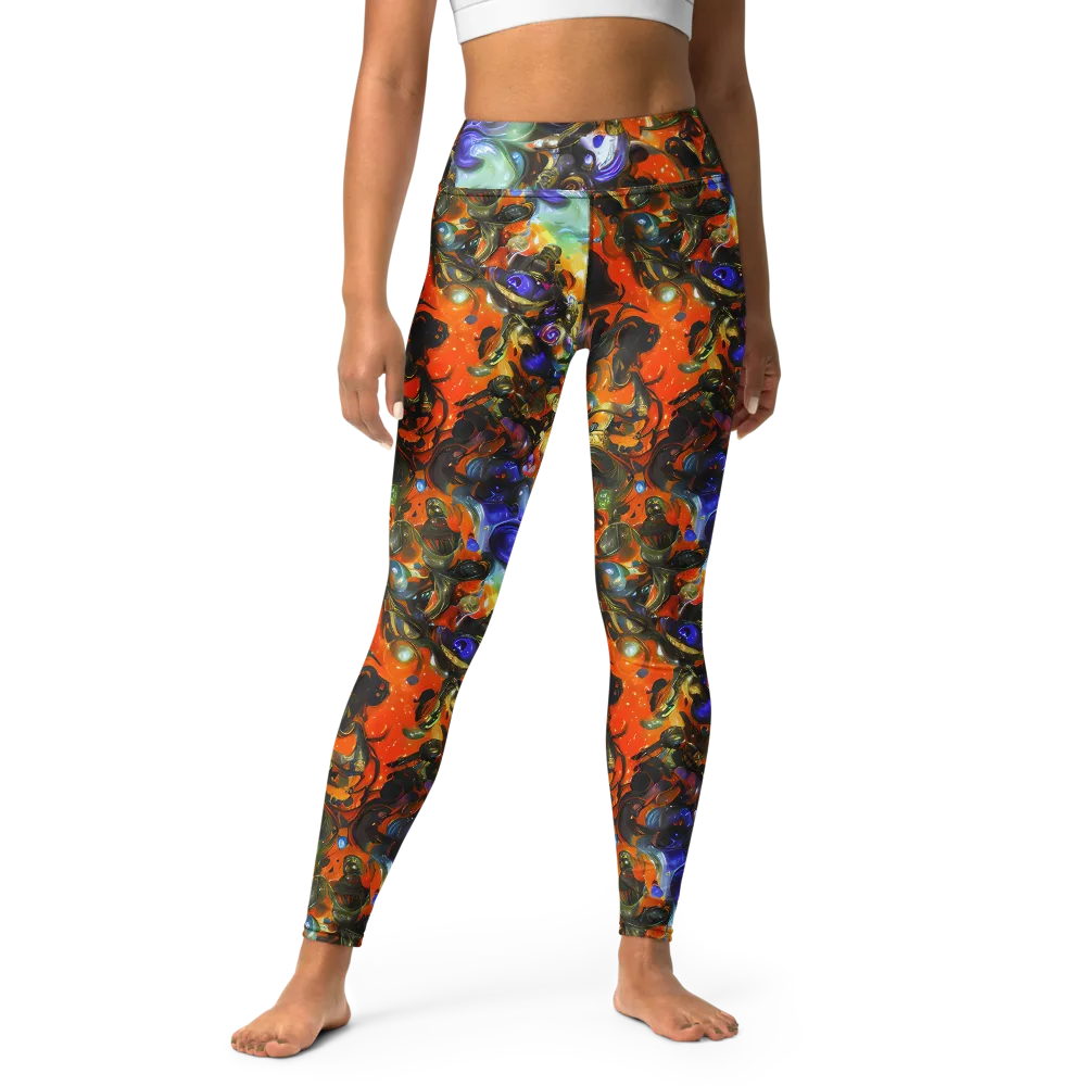 Opal Uprising on Yoga Leggings — Front