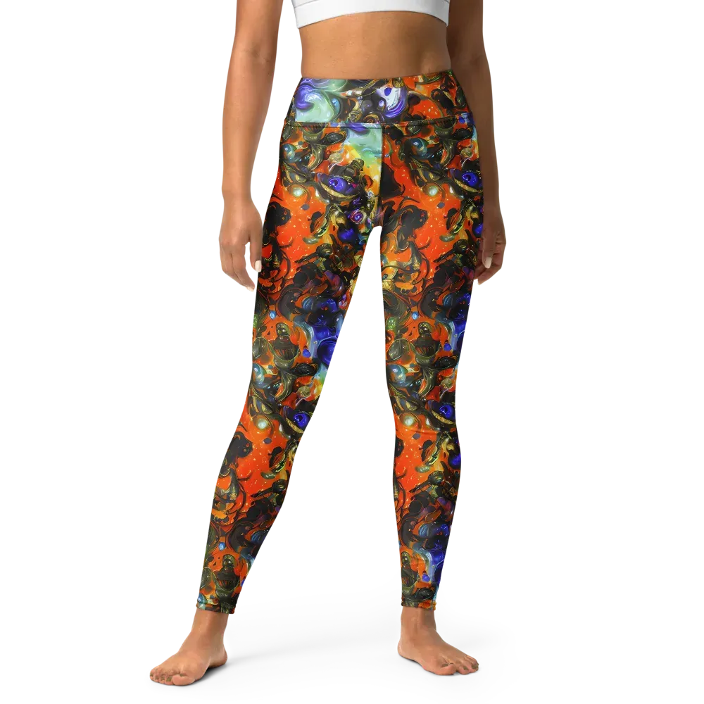Opal Uprising on Yoga Leggings — Front
