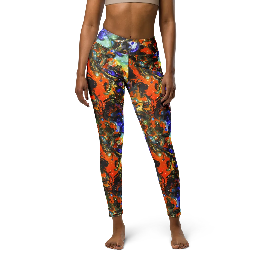 Opal Uprising on Yoga Leggings — Front