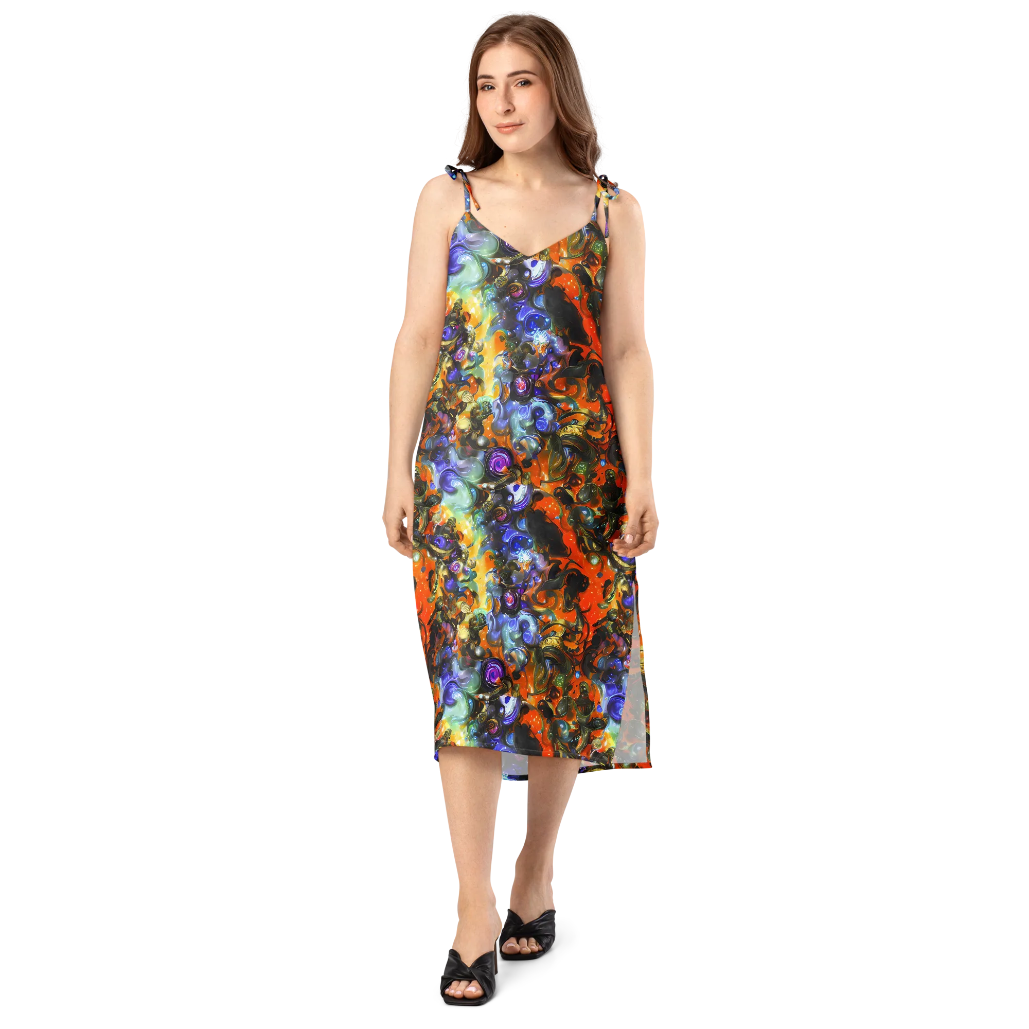 Opal Uprising on Slip Dress — Front