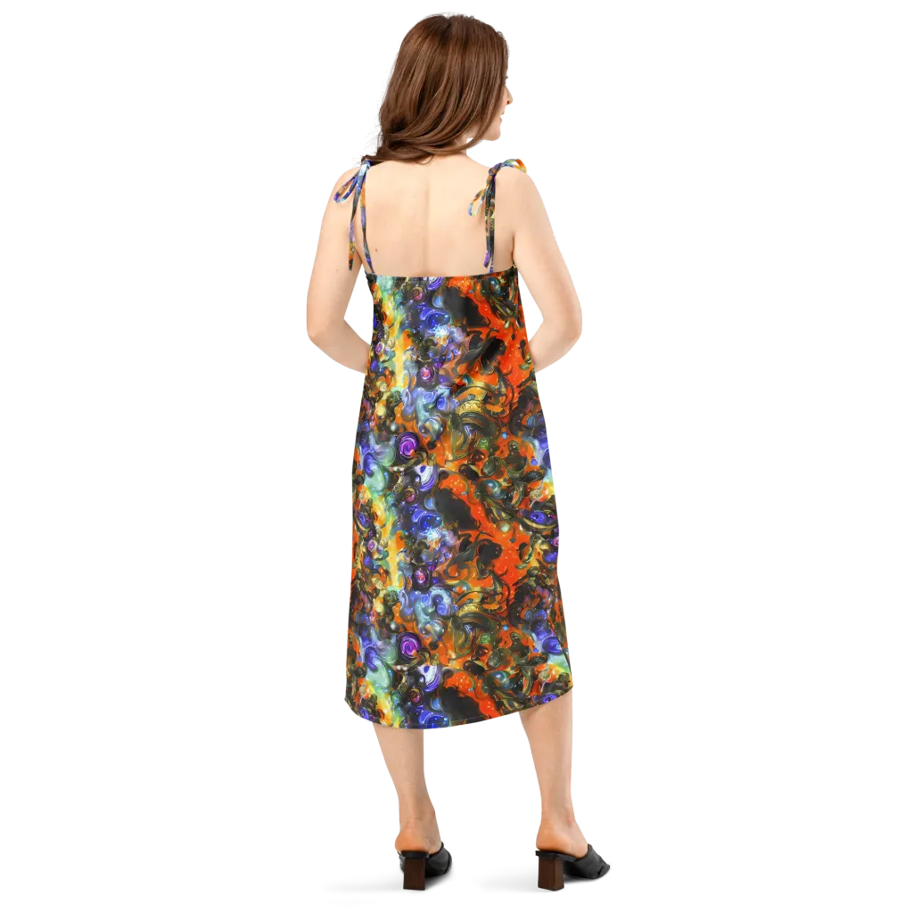 Opal Uprising on Slip Dress — Back