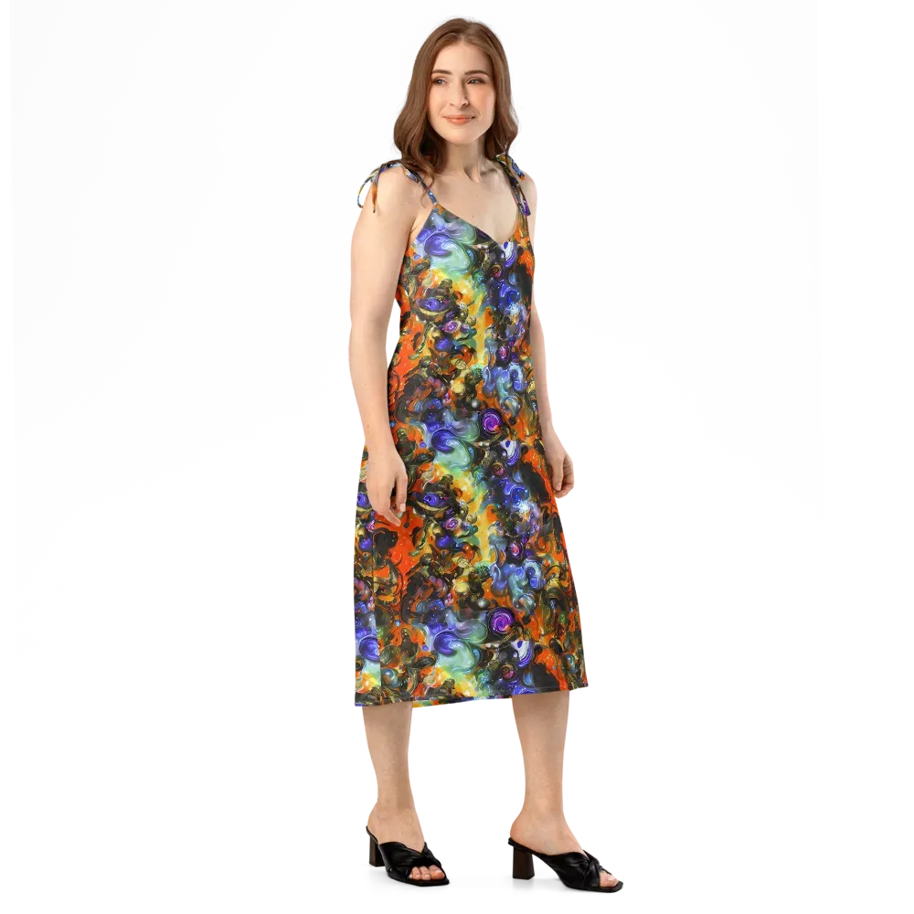 Opal Uprising on Slip Dress — Right Front