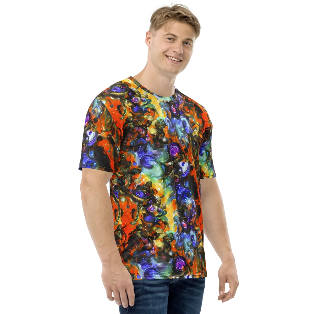 Opal Uprising on Men's Crew Neck T-Shirt — Right