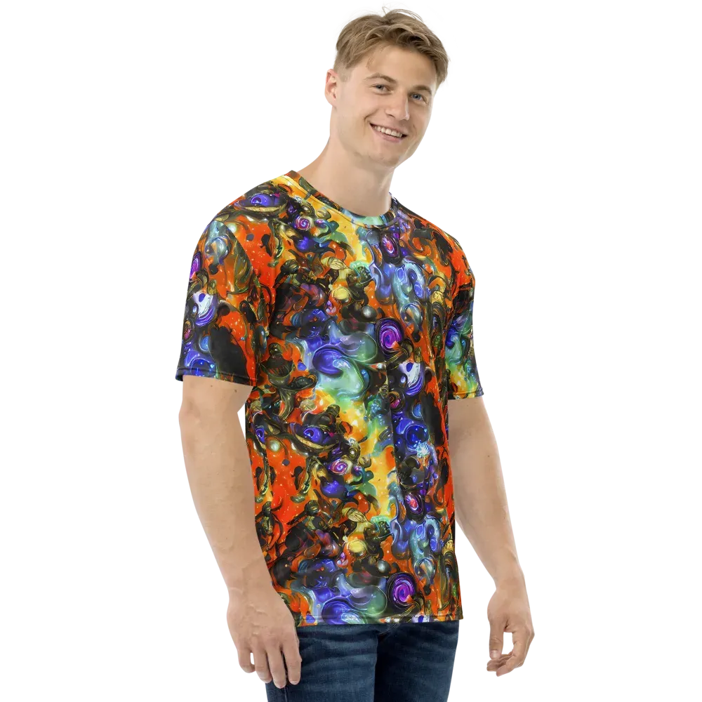 Opal Uprising on Men's Crew Neck T-Shirt — Right