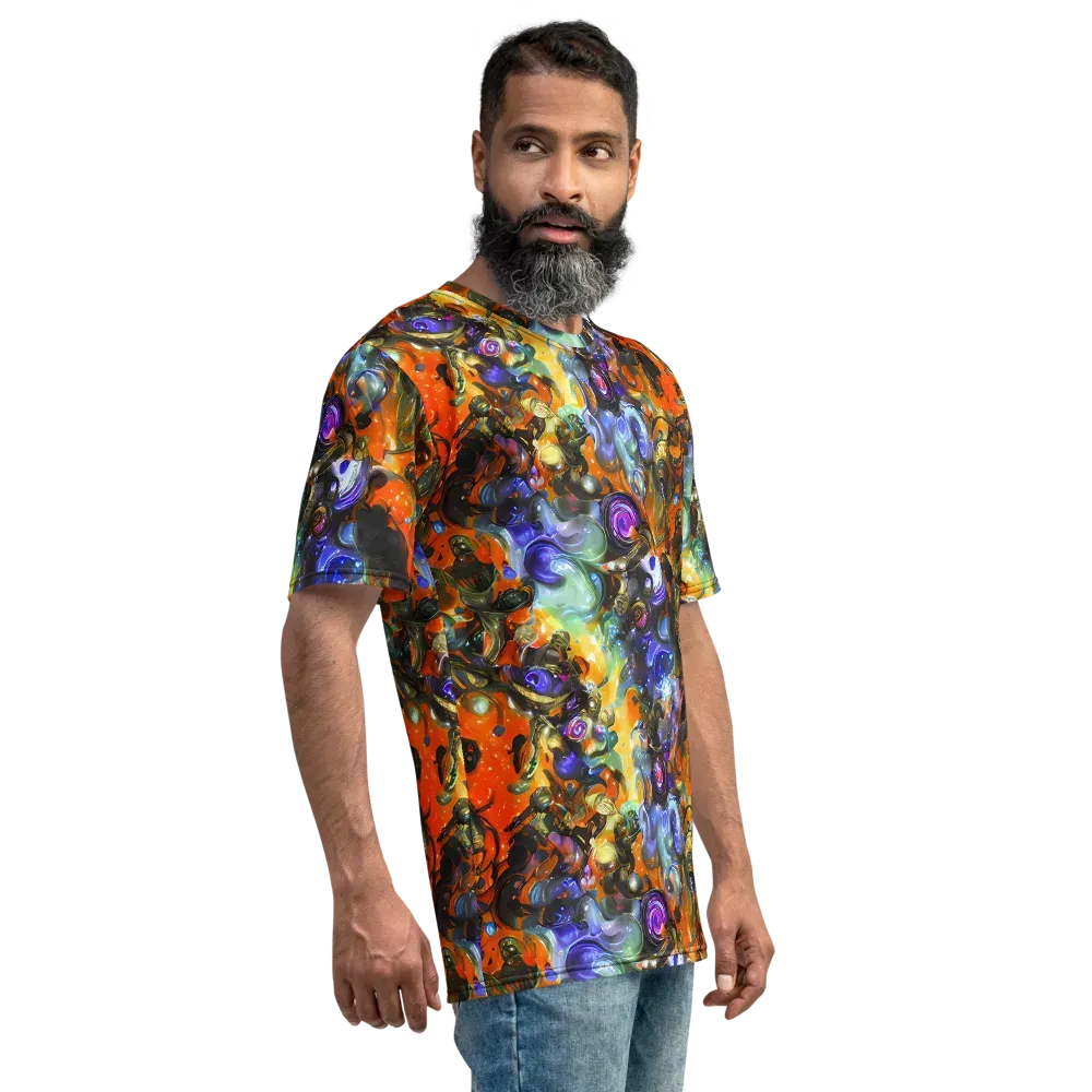 Opal Uprising on Men's Crew Neck T-Shirt — Right