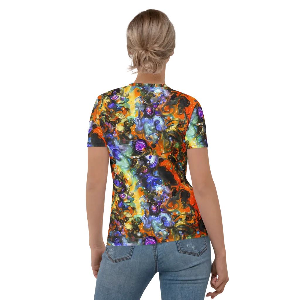 Opal Uprising on Women's Crew Neck T-Shirt — Back