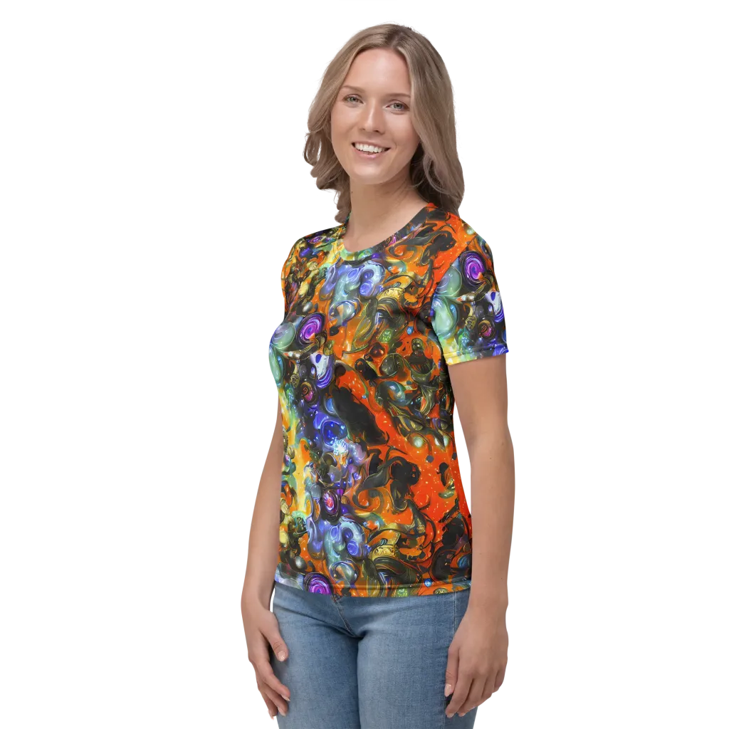 Opal Uprising on Women's Crew Neck T-Shirt — Left