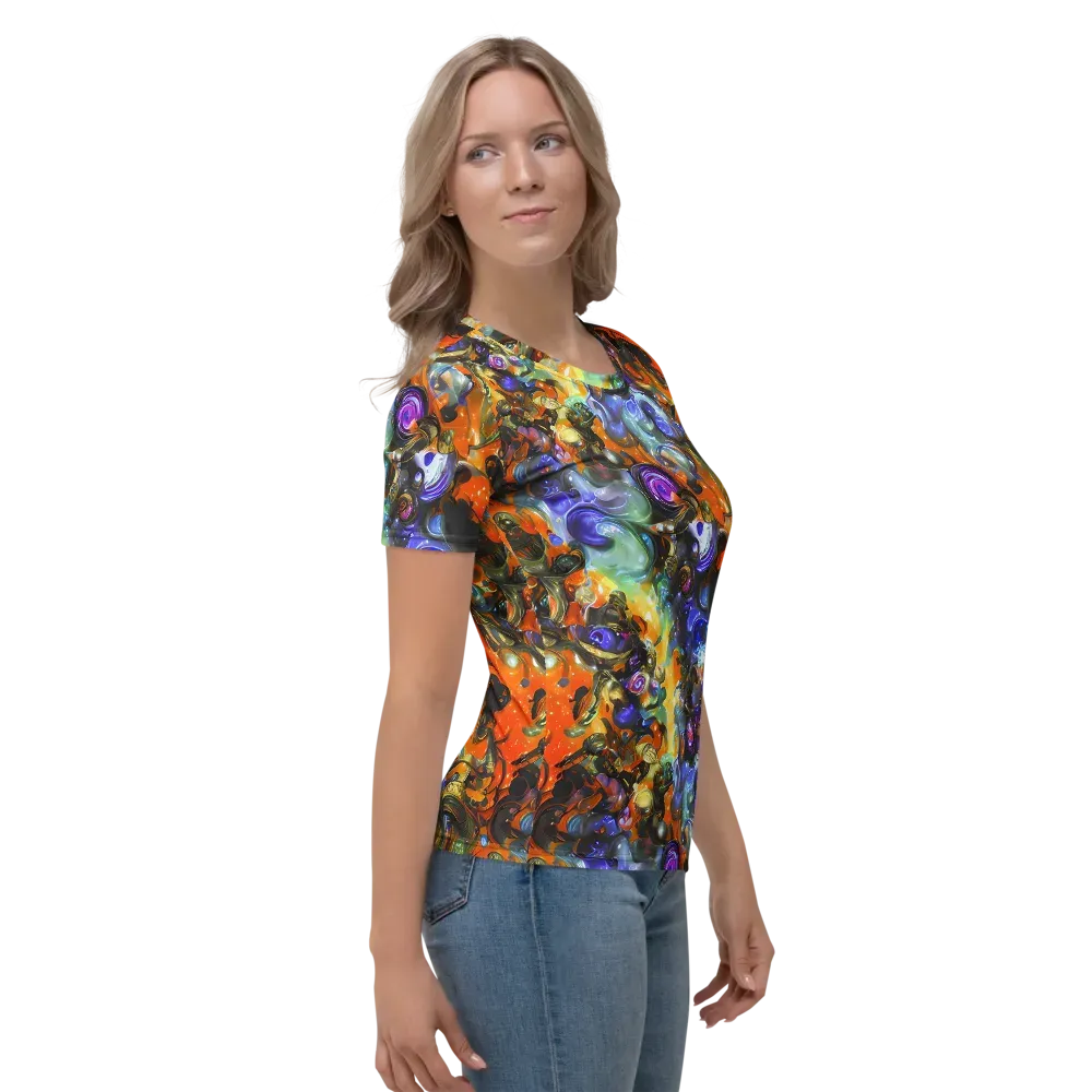 Opal Uprising on Women's Crew Neck T-Shirt — Right