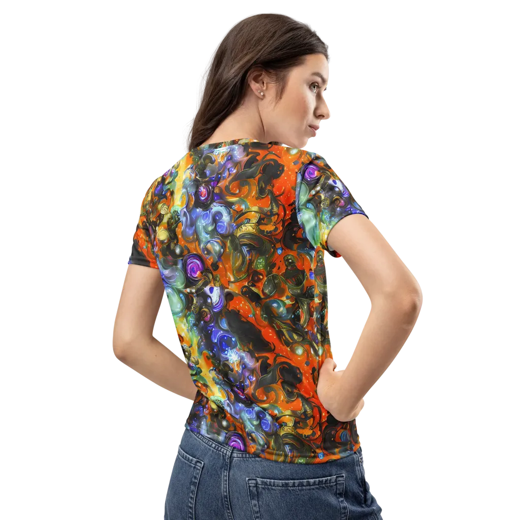 Opal Uprising on Women's Crew Neck T-Shirt — Back