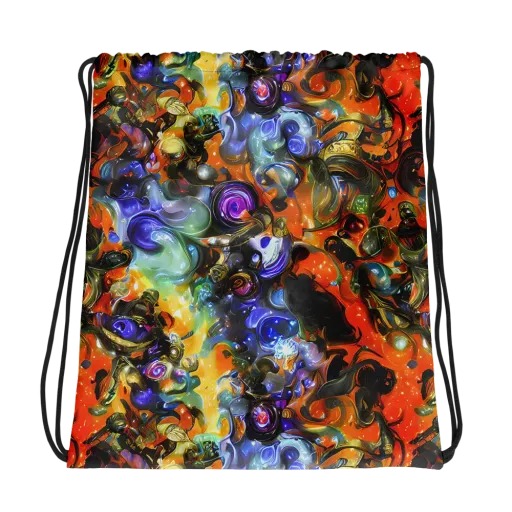 Opal Uprising on a Drawstring Bag