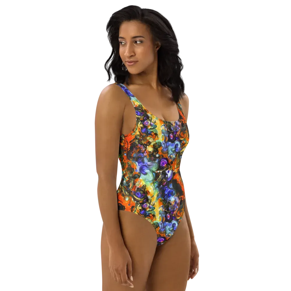 Opal Uprising on One-Piece Swimsuit — Right