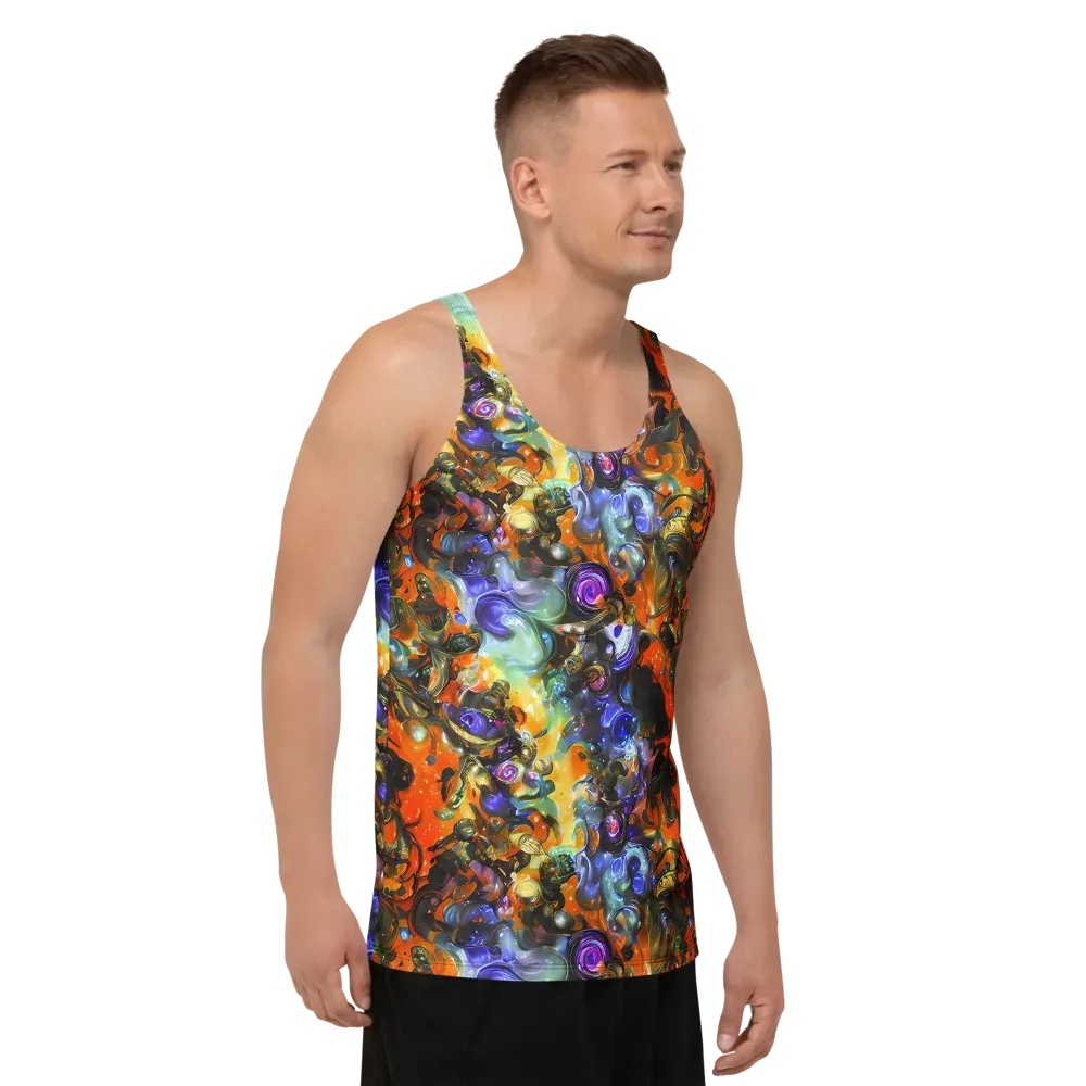 Opal Uprising on Men's Tank Top — Right Front