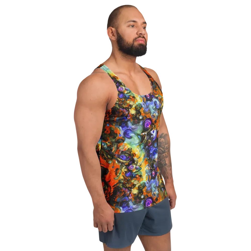 Opal Uprising on Men's Tank Top — Right Front