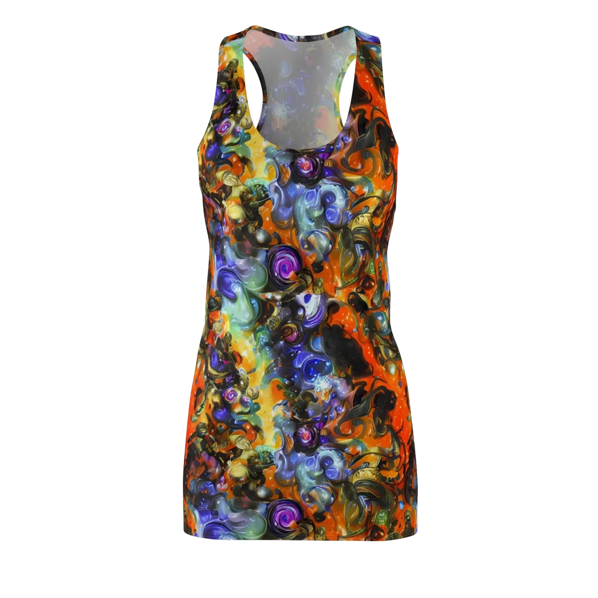 Opal Uprising on Racerback Dress — Front
