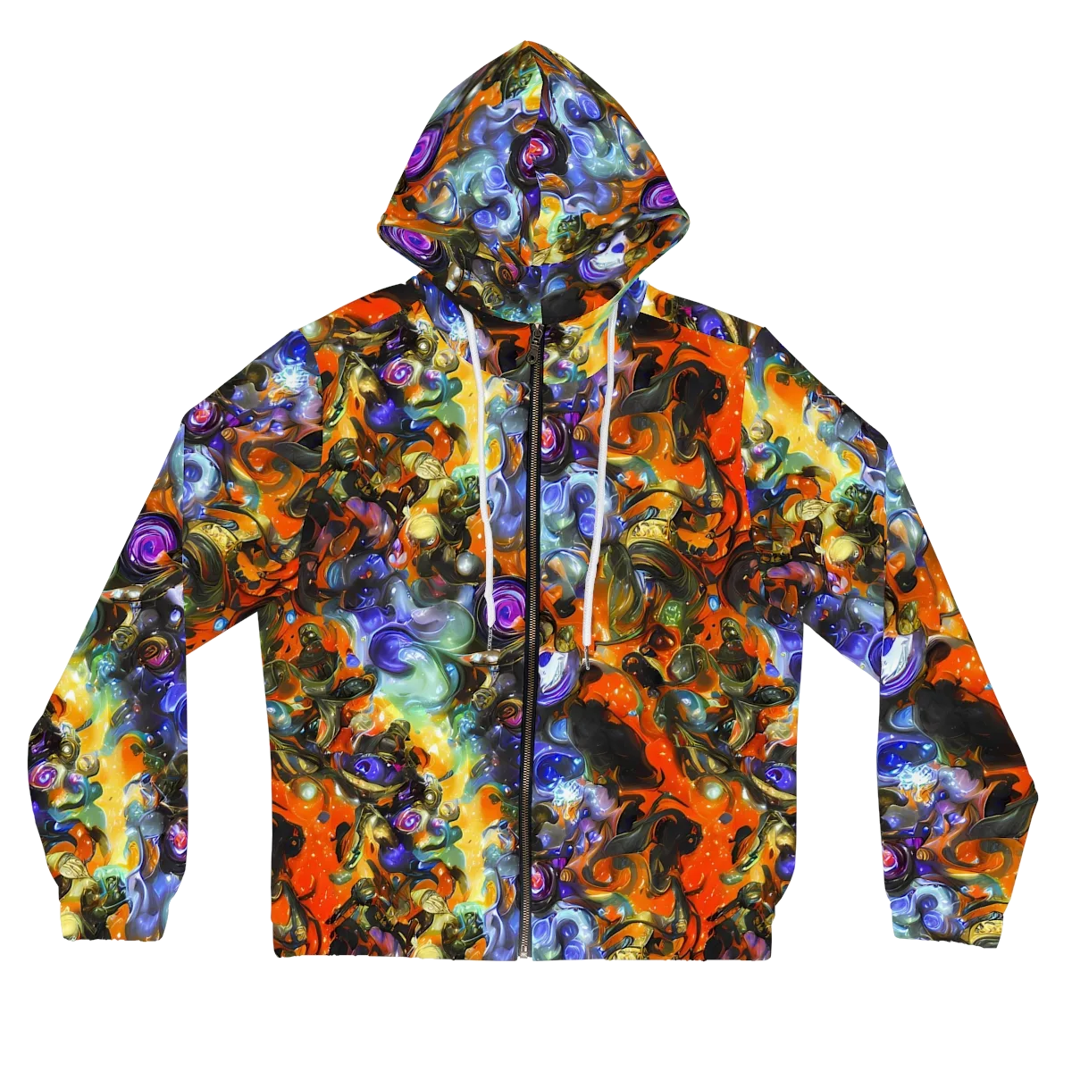 Opal Uprising on Women's Full-Zip Hoodie — Front