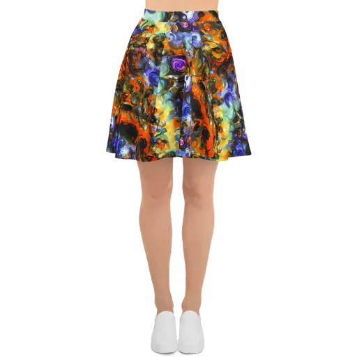 Opal Uprising on a Skater Skirt