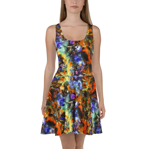 Opal Uprising on a Skater Dress