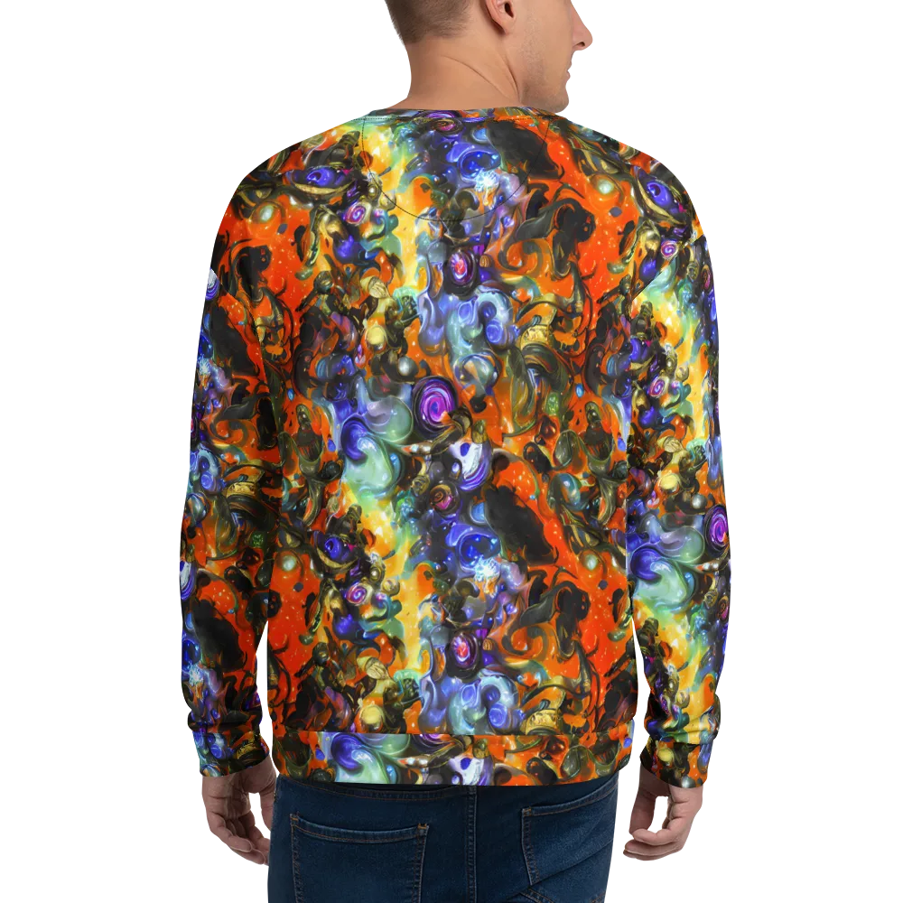 Opal Uprising on Sweatshirt — Back