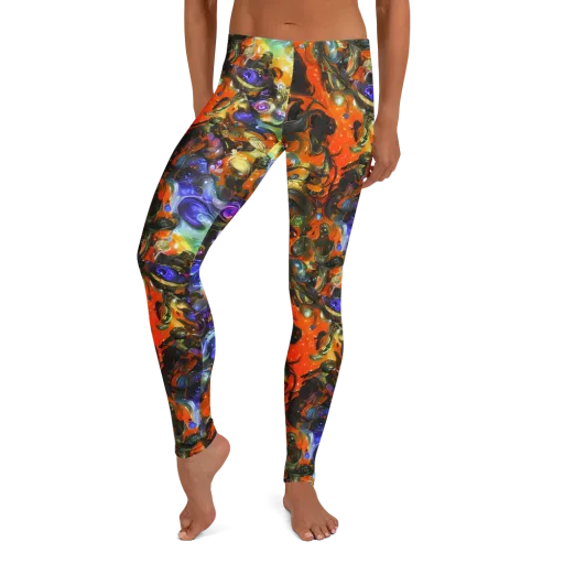 Opal Uprising on a Leggings