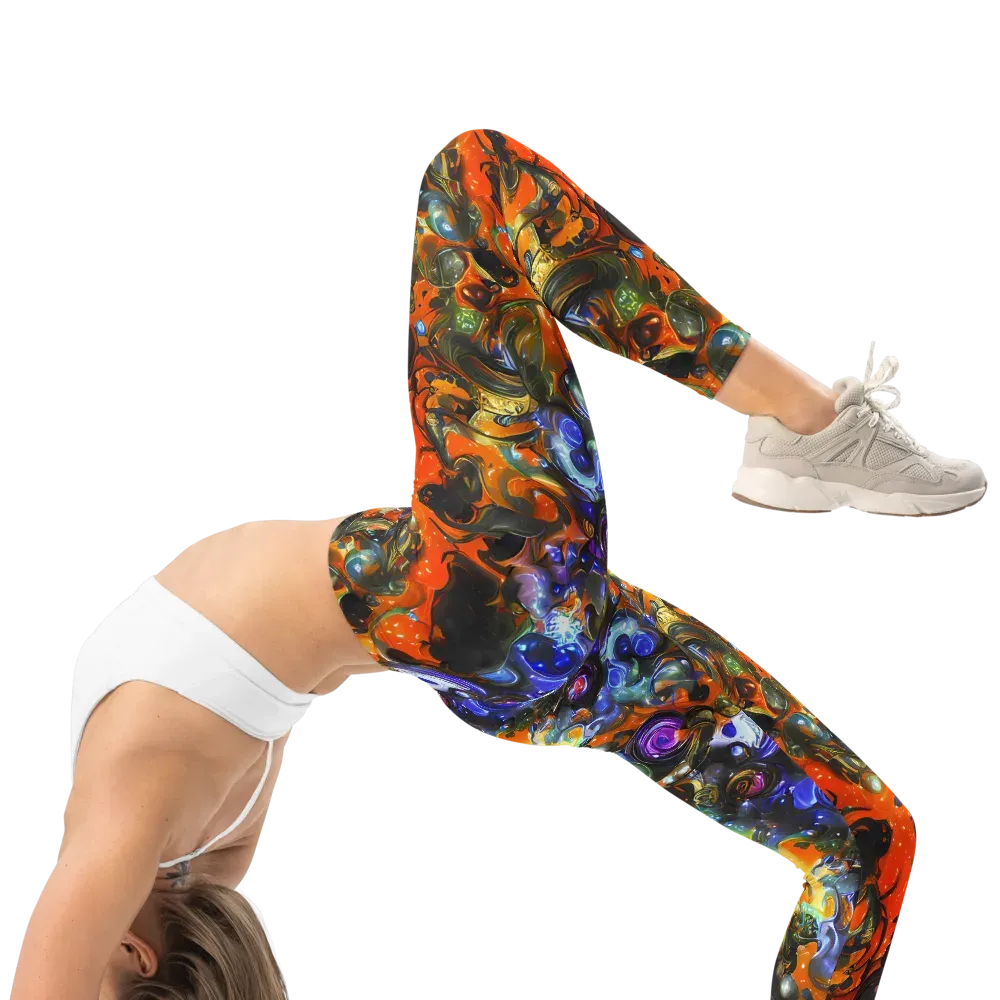 Opal Uprising on Leggings — Right