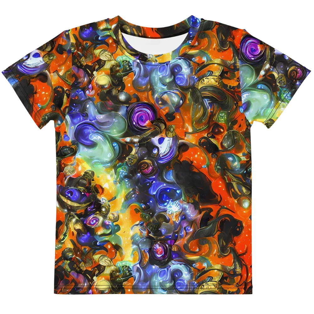 Opal Uprising on Kids Crew Neck T-Shirt — Front