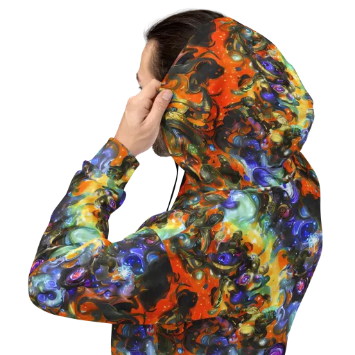 Opal Uprising on a Hoodie