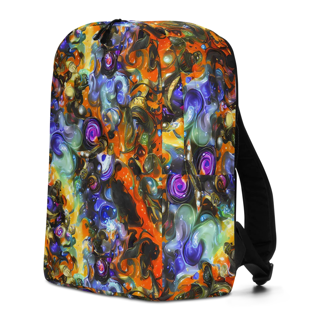 Opal Uprising on Minimalist Backpack — Left