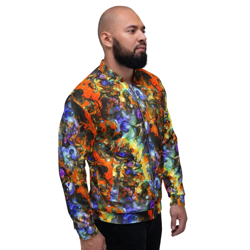 Opal Uprising on Bomber Jacket — Right