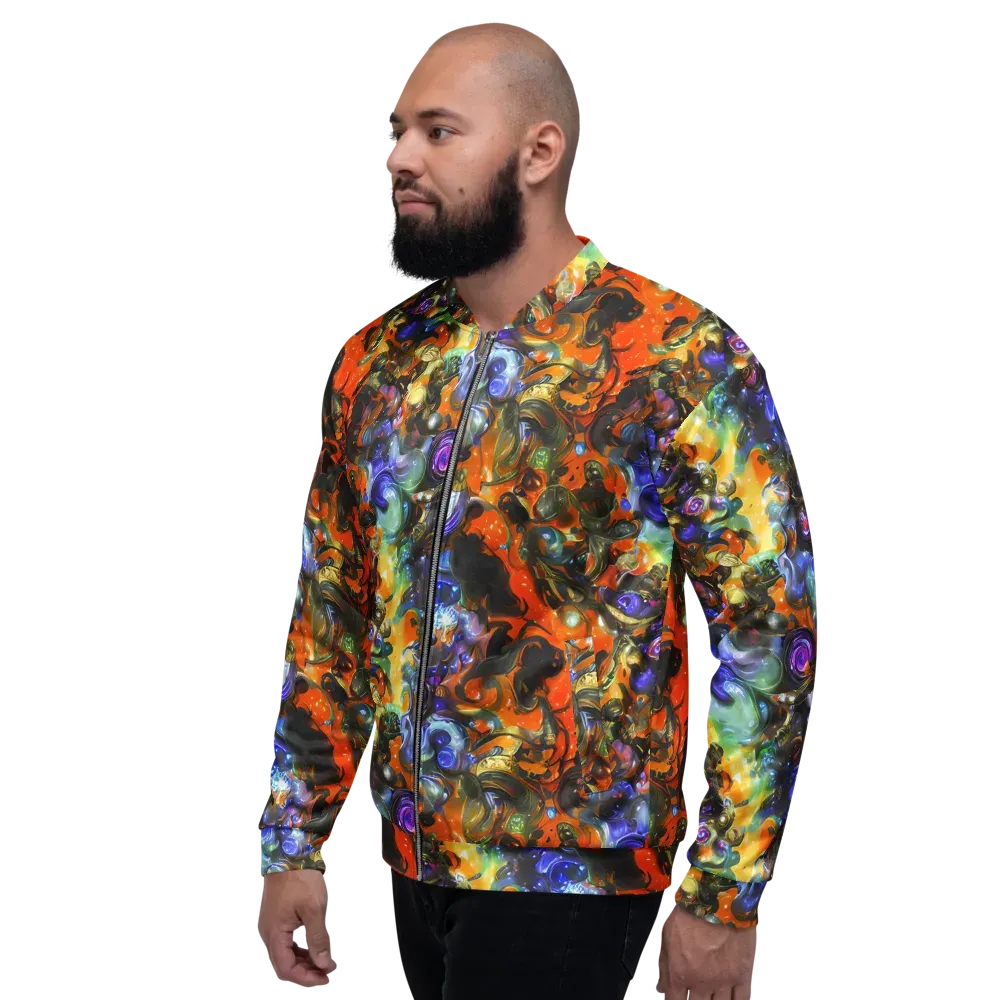 Opal Uprising on Bomber Jacket — Left