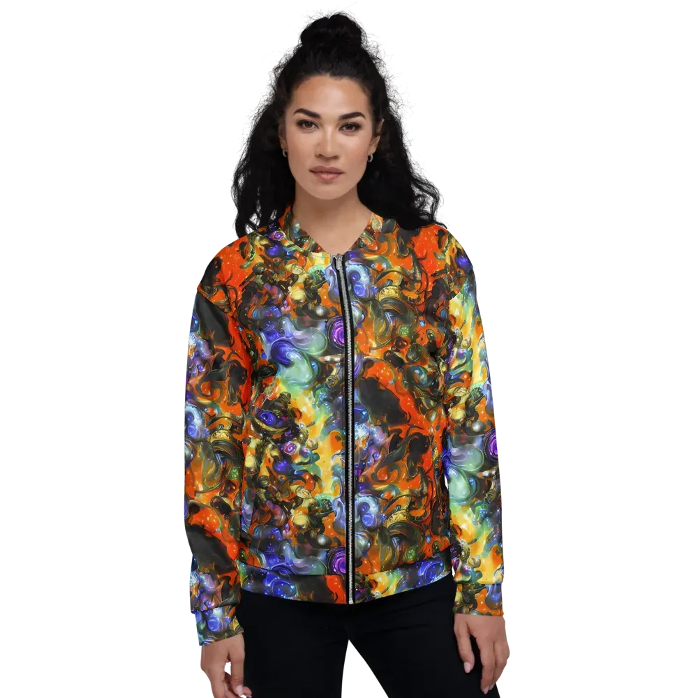 Opal Uprising on Bomber Jacket — Front