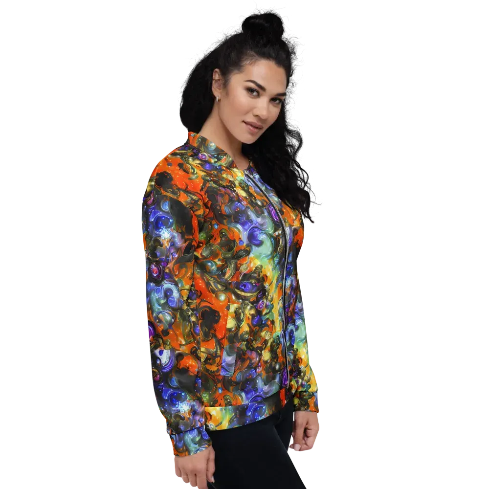 Opal Uprising on Bomber Jacket — Right