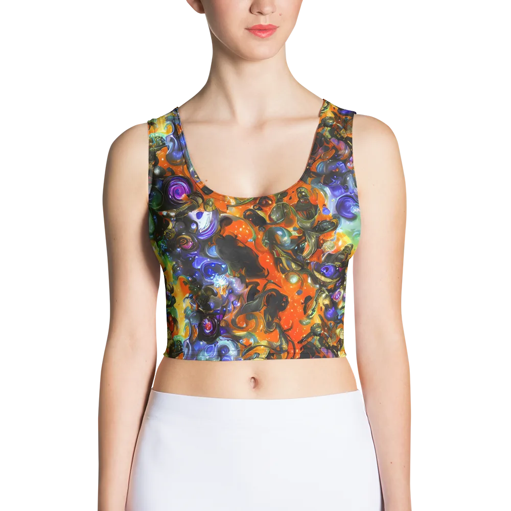 Opal Uprising on Crop Top — Front