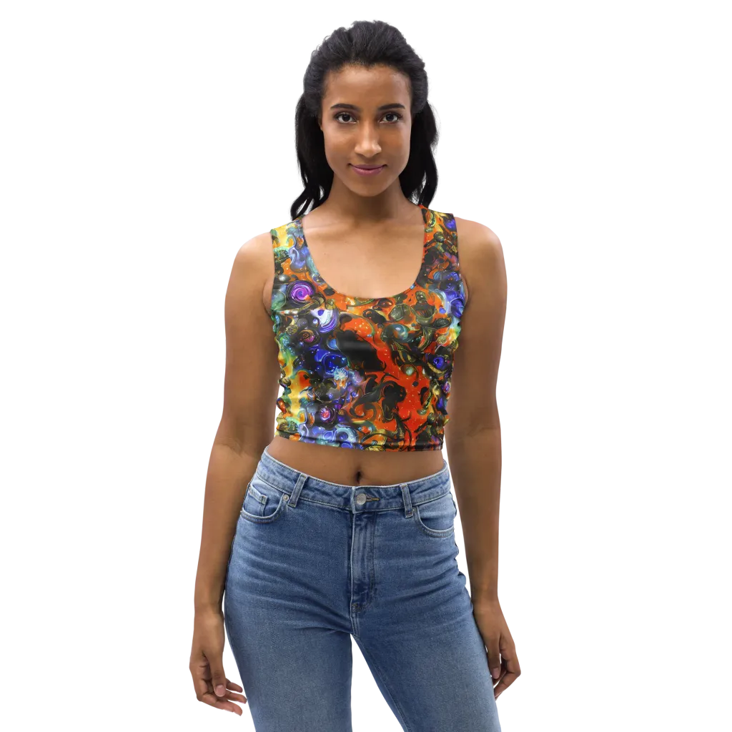 Opal Uprising on Crop Top — Front