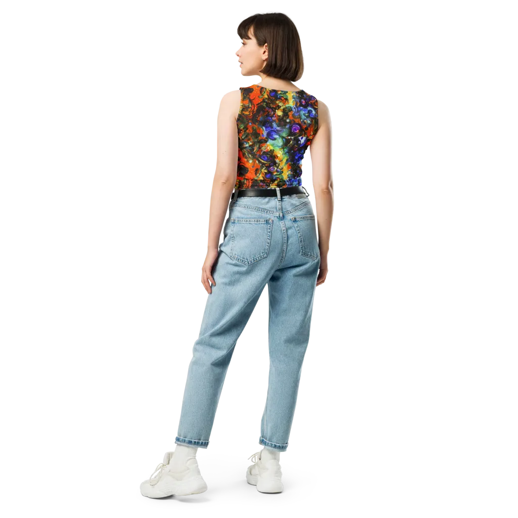 Opal Uprising on Crop Top — Back