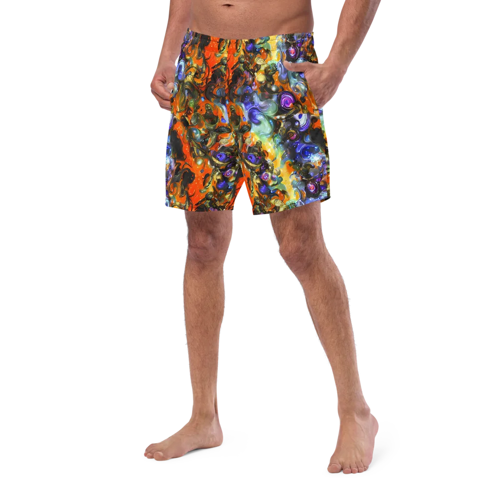 Opal Uprising on Swim Trunks — Left Front
