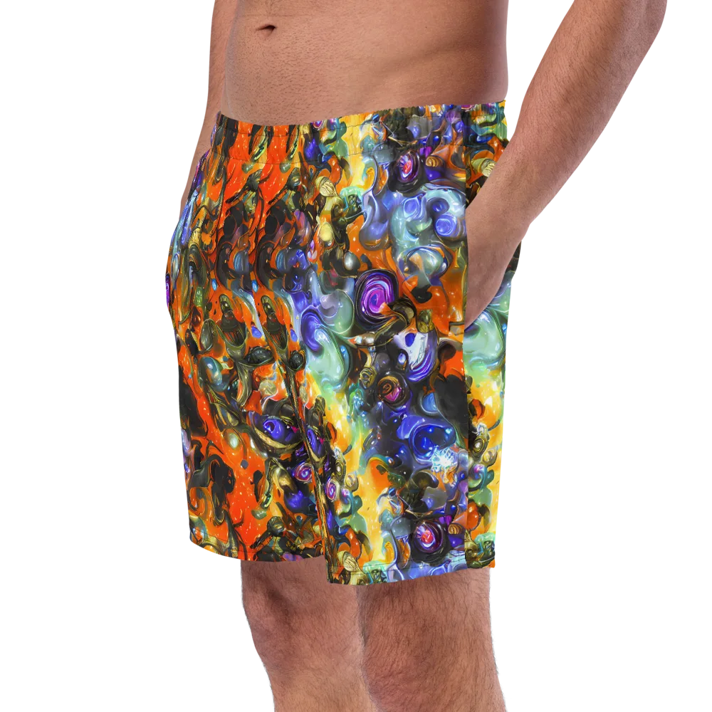 Opal Uprising on Swim Trunks — Left Front