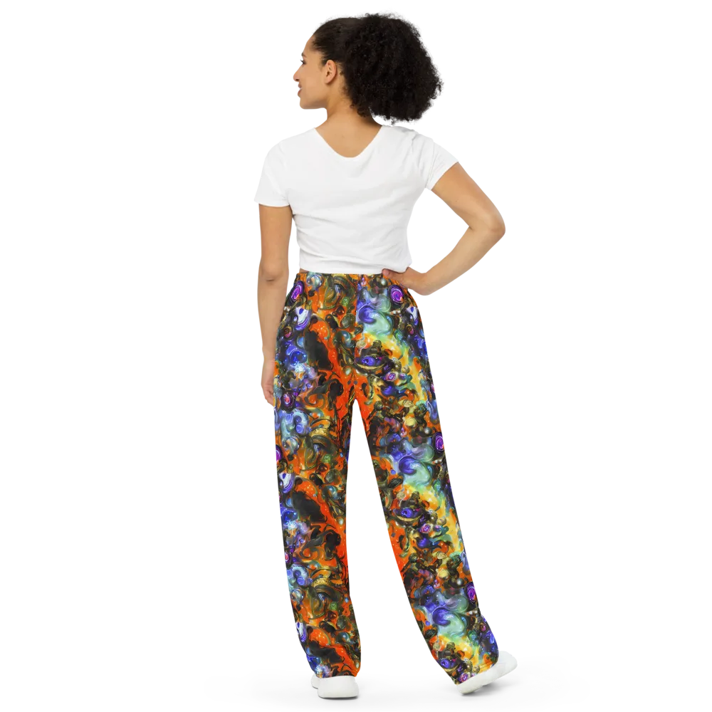 Opal Uprising on Wide-Leg Pants — Back