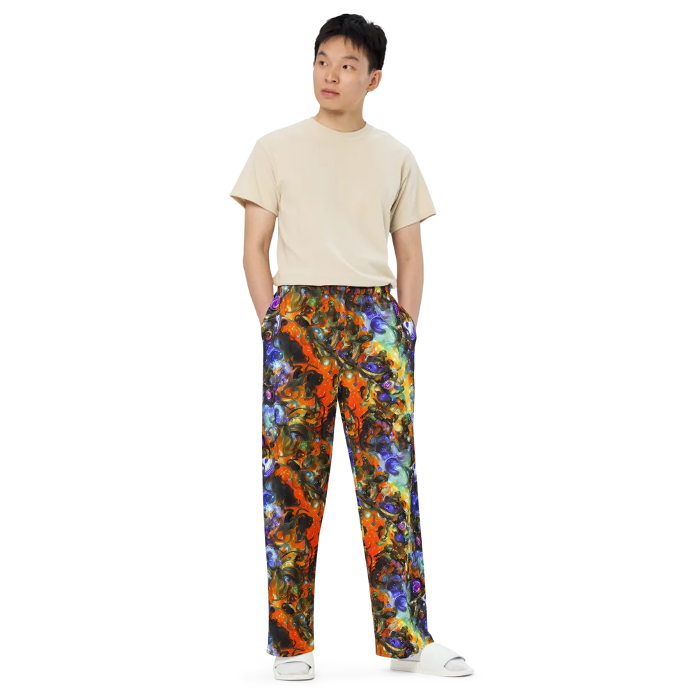 Opal Uprising on Wide-Leg Pants — Front