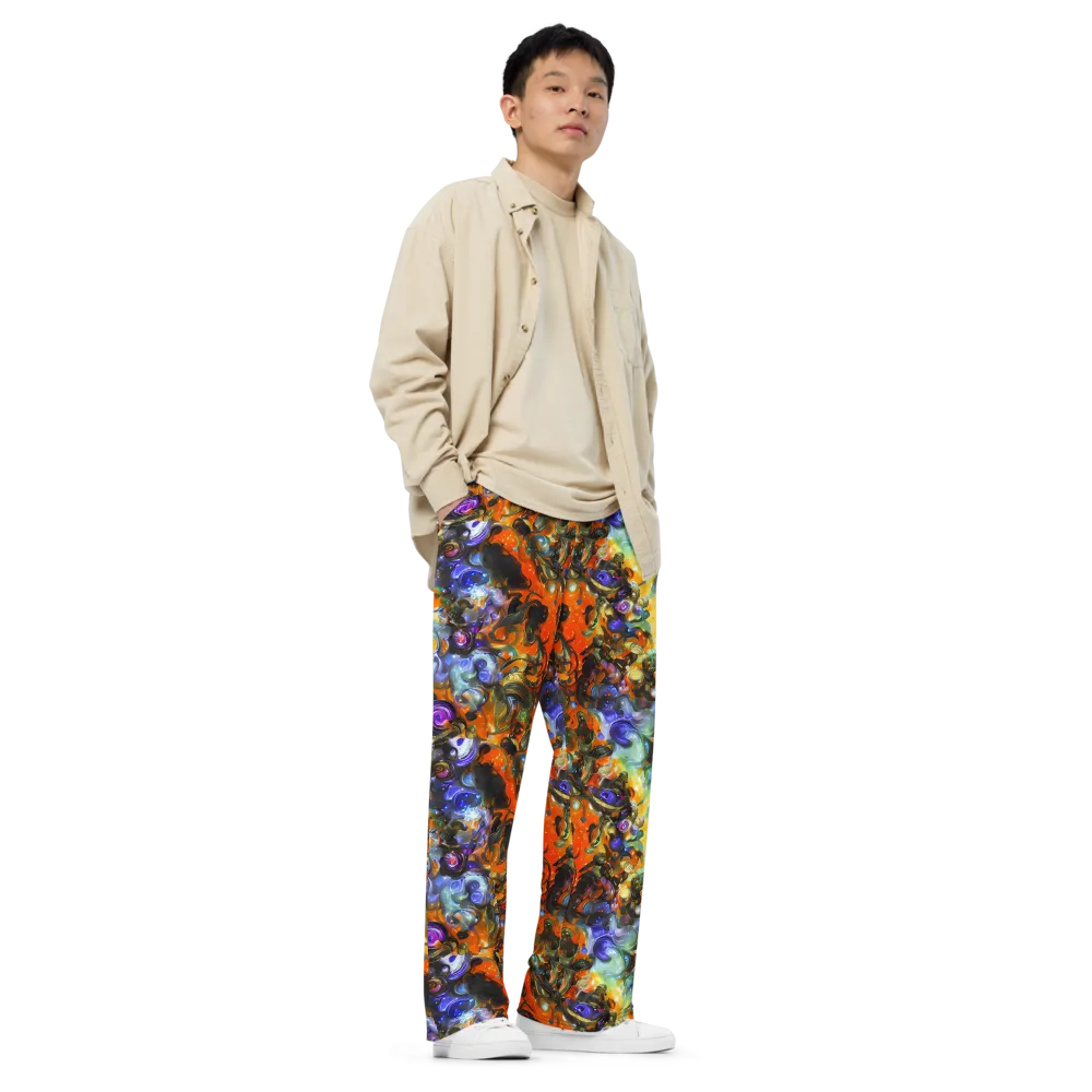Opal Uprising on Wide-Leg Pants — Right Front