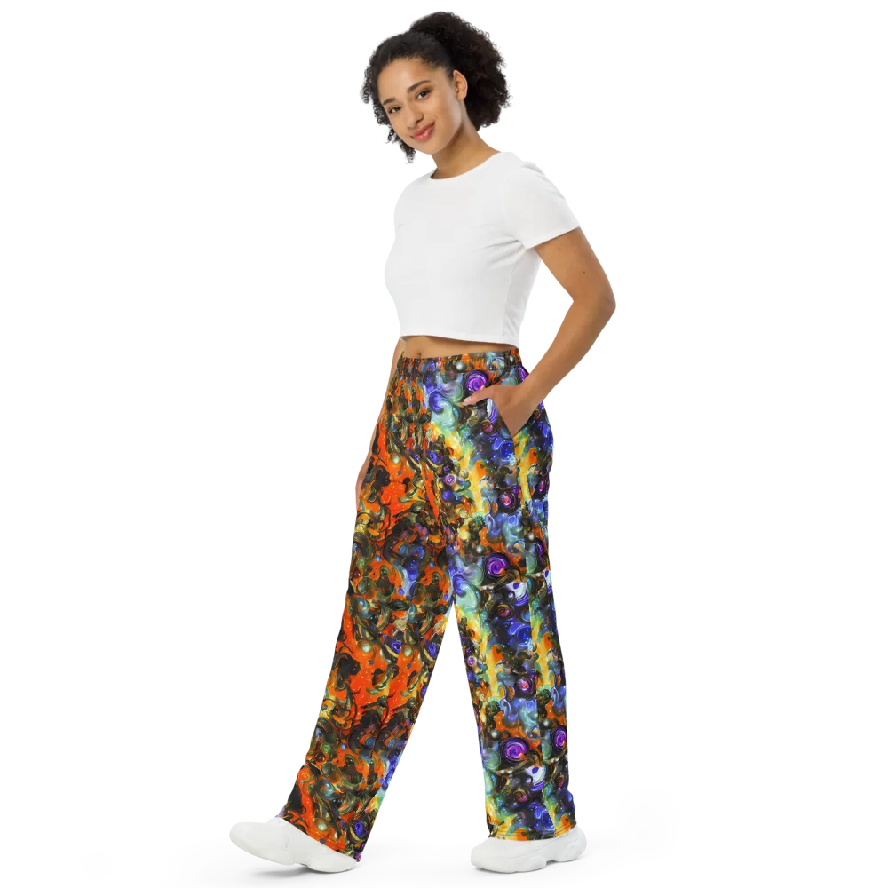 Opal Uprising on Wide-Leg Pants — Left Front