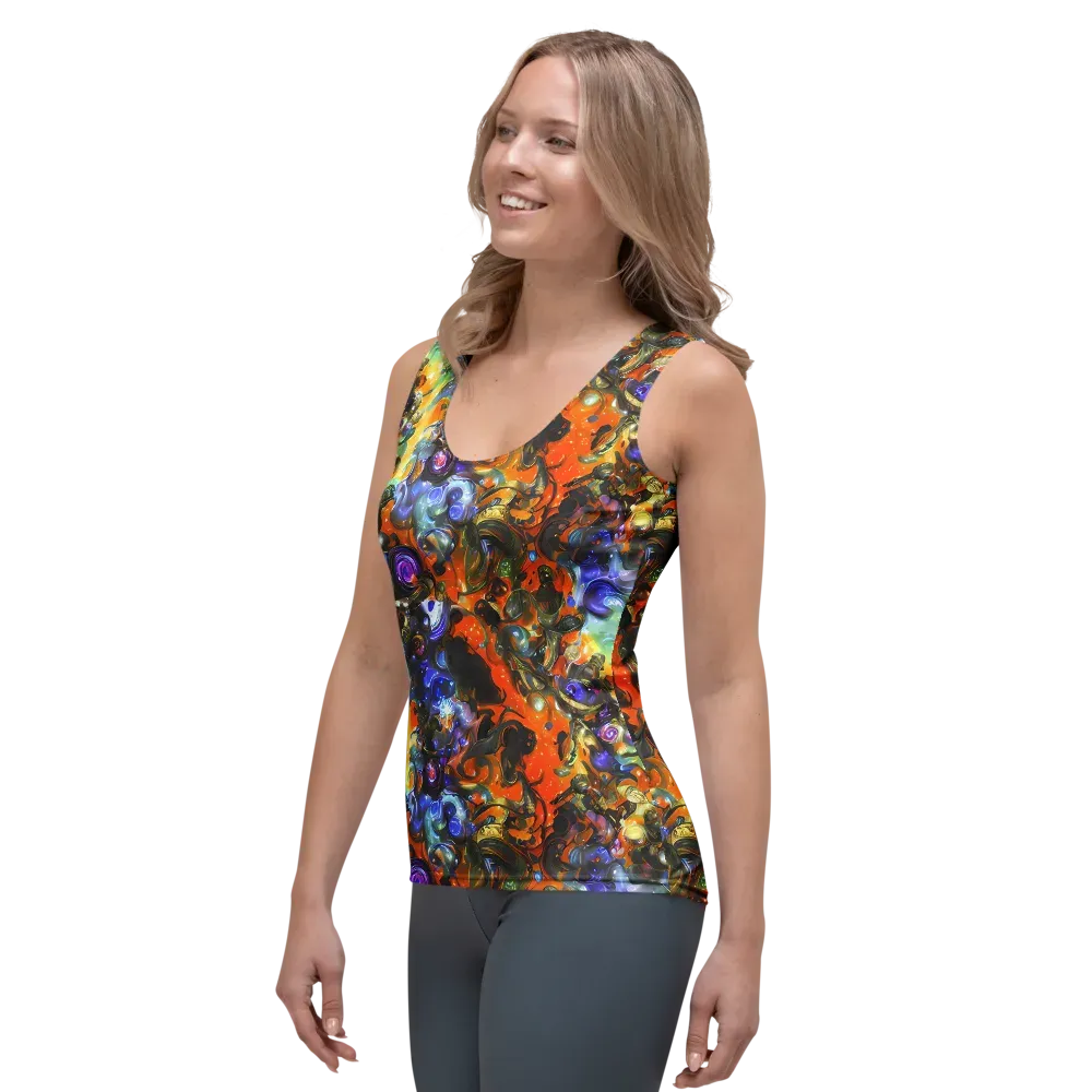 Opal Uprising on Women's Tank Top — Left Front