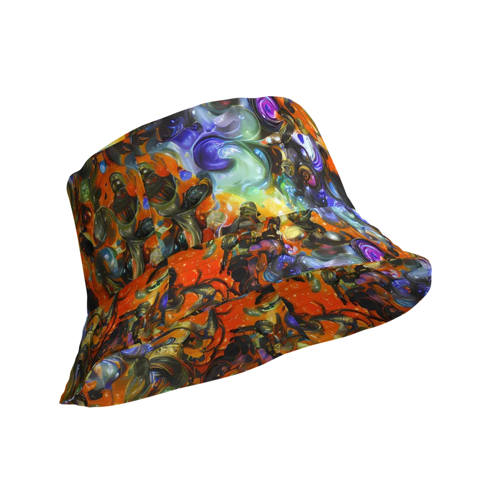 Opal Uprising on Reversible Bucket Hat — Product details Outside